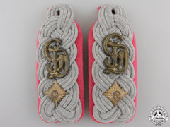 A Pair Of Großdeutschland Panzer-Regiment Shoulder Boards
