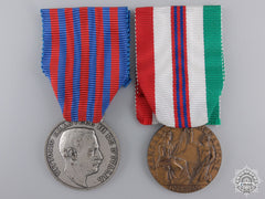 A Pair Of Italian Commemorative Medals
