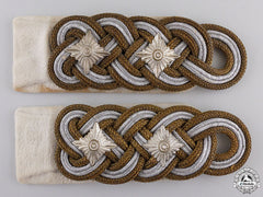 A Pair Of Luftwaffe Shoulder Boards For General Der Flieger