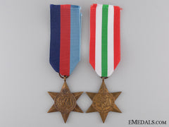 A Pair Of Second War Campaign Stars