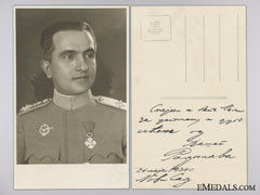 A Period Photograph; Serbian Pilot 1934 In Novi Sad
