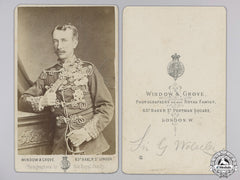 United Kingdom. A Period Signed Photograph Of Sir Garnet Joseph Wolseley