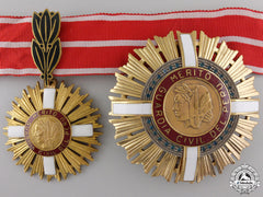 Peru, Republic. A Civil Guard Order Of Merit, Ii Class Grand Officer, C.1950