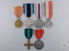 A Polish Group Of Six Medals