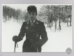 A Post War Signed Photograph Of Knight's Cross Recipient; Krems