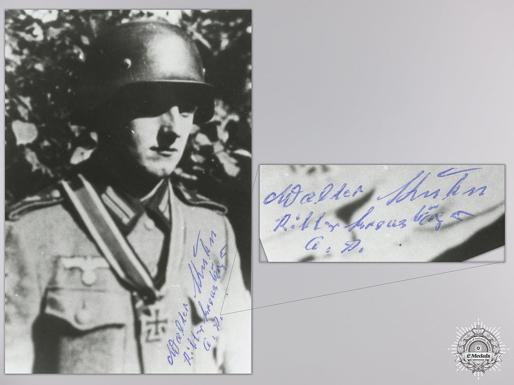 a_post_war_signed_photograph_of_knight's_cross_recipient;_walter_kuhn_a_post_war_signe_54a7025b9c916