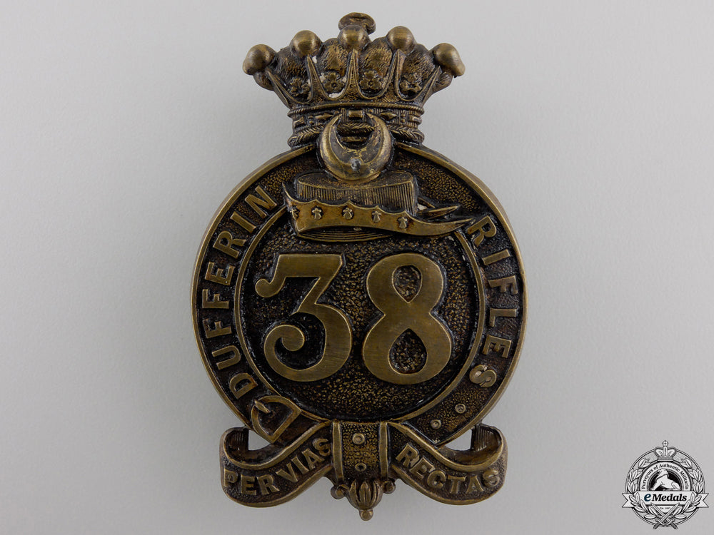 a_pre190438_th_dufferin_rifles_cap_badge_a_pre_1904_38th__5547907b3903c