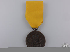 A Pre-1928 Dutch Army Long Service Medal; Bronze Grade