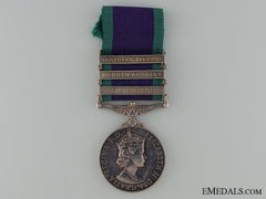 A Qeii General Service Medal To The Royal Signal Corps