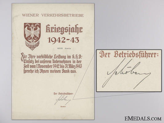 a_rad_letter_of_thanks_to_gisela_reich;_vienna_transit_company_a_rad_letter_of__545ceecde8acc