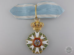 A Rare 1880 Order Of The Bavarian Crown In Gold