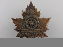 A Rare 56Th (Guelph) Overseas Field Battery Cap Badge