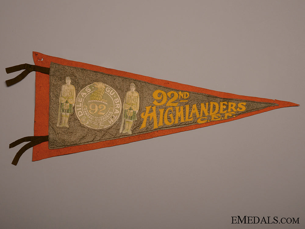 a_rare92_nd_highlanders_cef_pennant_a_rare_92nd_high_52d19179a5ce6