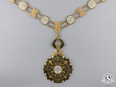 A Rare Algerian Order Of National Merit; Adhir Class Collar