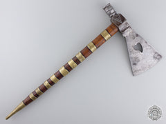 A Rare British Presentation Peace Pipe Tomahawk C.1830-1850Around $2500