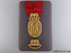 Germany, Third Reich. A Rare Humbolt & Bolivar Foundation Honor Badge To Willibald Fritsch