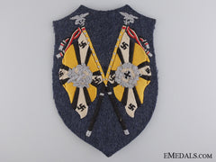 A Rare Luftwaffe Flying Branch Units Flag Bearer's Arm Shield