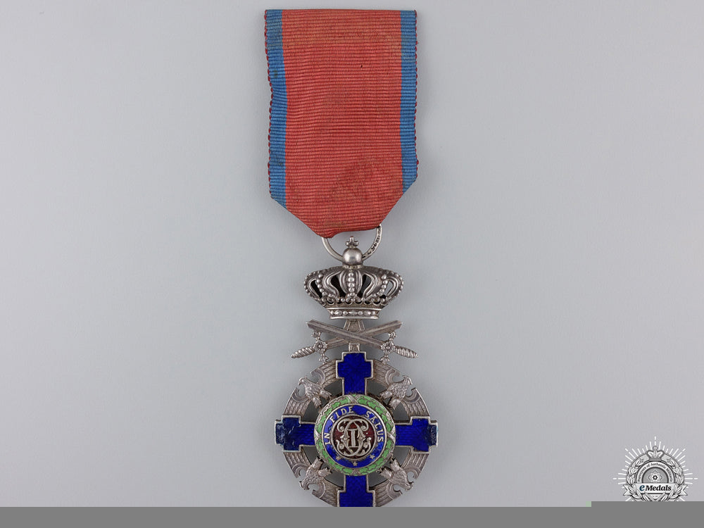 a_romanian_order_of_the_star;_knight's_cross_with_swords_a_romanian_order_54f4cfbf33081
