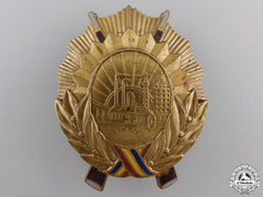 A Romanian Order For Service To The Socialist Country; 3Rd Class