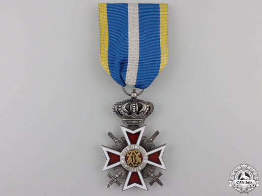 a_romanian_order_of_the_crown_with_swords;_type_ii_a_romanian_order_55788c40a1174