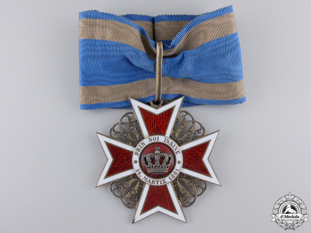 a_romanian_order_of_the_crown;_commander's_cross_by_j._resch_a_romanian_order_55a9295928958