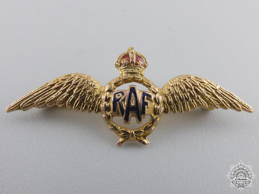 a_royal_air_force_sweetheart_badge_in_gold_by_deakin&_francis_a_royal_air_forc_550838d1a67d6
