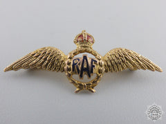 A Royal Air Force Sweetheart Badge In Gold By Deakin & Francis