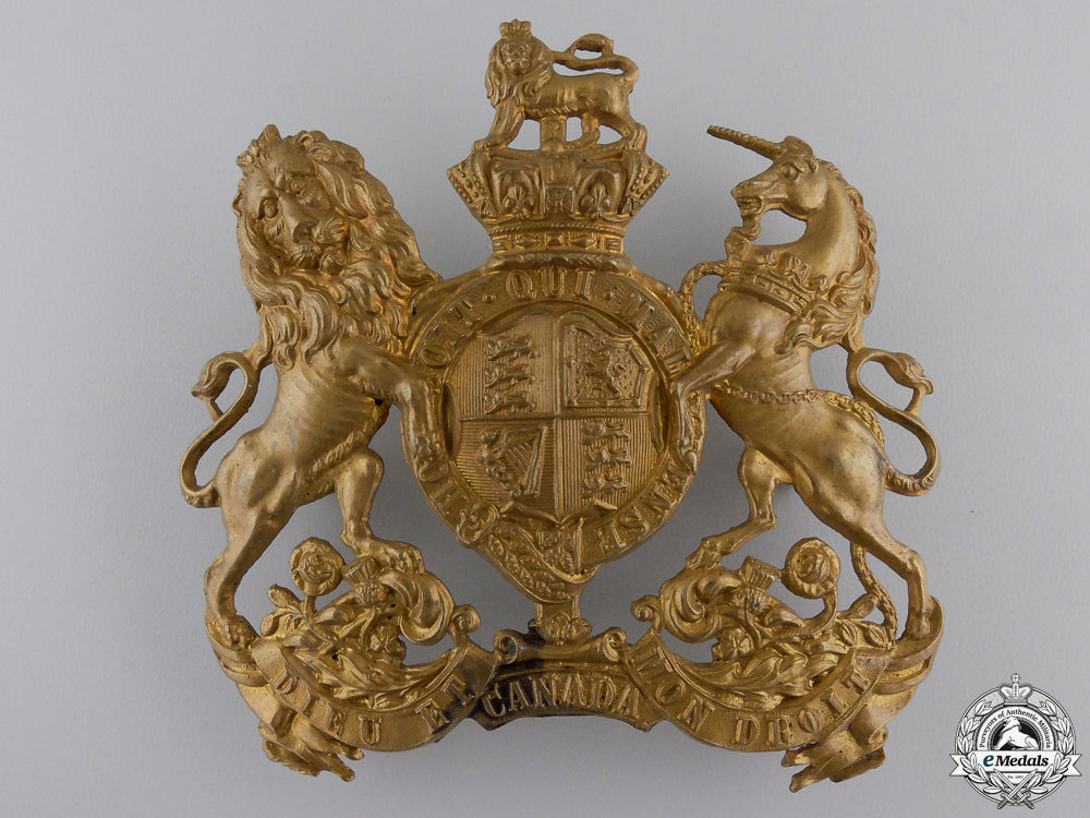 a_royal_canadian_artillery_officer's_rank_helmet_plate_a_royal_canadian_55b91e3710cd9