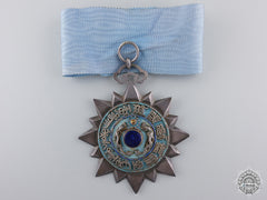 A Scarce Chinese Order Of The Double Dragon; 4Th Class Badge