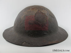 A Scarce Wwi 1St Type Canadian Helmet