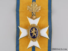 A Schwarzburg Sonderhausen Honour Cross First Class In Gold