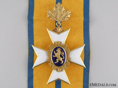 A Schwarzburg Sonderhausen Honour Cross First Class In Gold