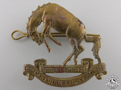 A Second War 14Th Canadian Hussars  Cap Badge