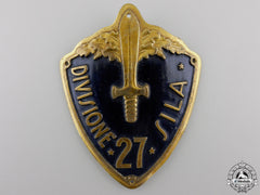 A Second War 27Th Italian Division Sleeve Shield