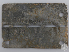 A Second War Allied Pow Id Tag; Officers’ Camp 4