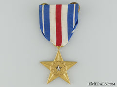 A Second War American Silver Star; Named