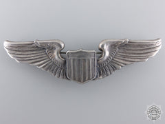 A Second War American Army Air Force Pilot Badge By A.e.co.