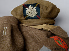 A Second War Canadian Scottish Battledress Blouse & Beret