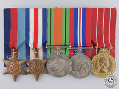 A Second War Canadian Forces Decoration Medal Bar