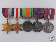 A Second War Canadian North West Europe Medal Bar