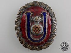 A Second War Croatian Ustasha Officer Belt Buckle