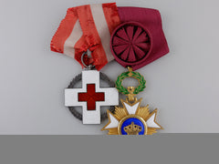 A Second War Danish-Belgium Red Cross Pair