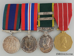 A Second War Efficiency Medal Bar To The Royal Canadian Artillery