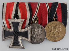 A Second War German Bravery & Campaign Medal Bar