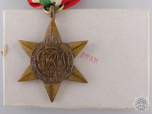 a_second_war_italy_campaign_star_with_box_a_second_war_ita_54e766408ec9e