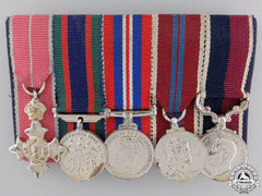 A Second War Mbe Rcaf Long Service Miniature Group