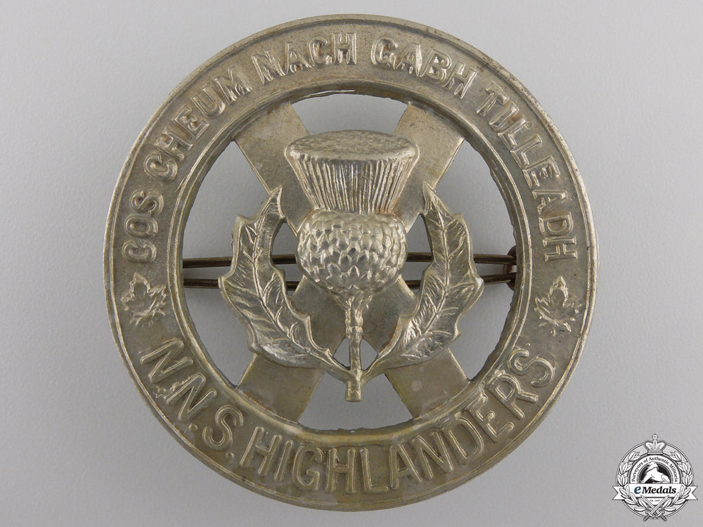 a_second_war_north_nova_scotia_highlanders_glengarry_badge_a_second_war_nor_55523c4aee54b