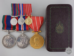 A Second War Rcaf Medal Group To Squadron Leader Macdonald