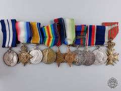 A Second War Royal Canadian Naval Reserve D.s.m. To Robert White