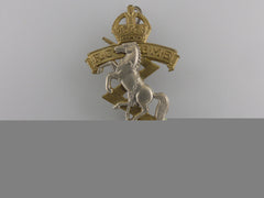 A Second War Royal Canadian Electrical And Mechanical Engineers Officer's Cap Badge